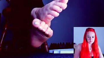 Foot stream record tasty feet close to cam part 3 - mistressinni CB