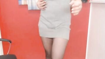 Blonde MILF Diana Fury stripping on webcam.